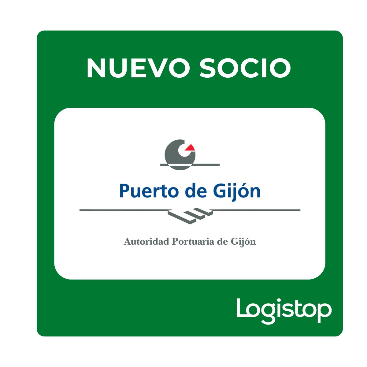 Logistop (@logistop_) on Twitter photo ¡Anunciamos la incorporación de otro nuevo socio a Logistop! Bienvenidos <a href="/PuertodeGijon/">Puerto de Gijón</a>! Continuamos fortaleciendo nuestra apuesta por la #innovación en #logísticaportuaria y transporte intermodal. ¡Anunciamos la incorporación de otro nuevo socio a Logistop! Bienvenidos <a href="/PuertodeGijon/">Puerto de Gijón</a>! Continuamos fortaleciendo nuestra apuesta por la #innovación en #logísticaportuaria y transporte intermodal.