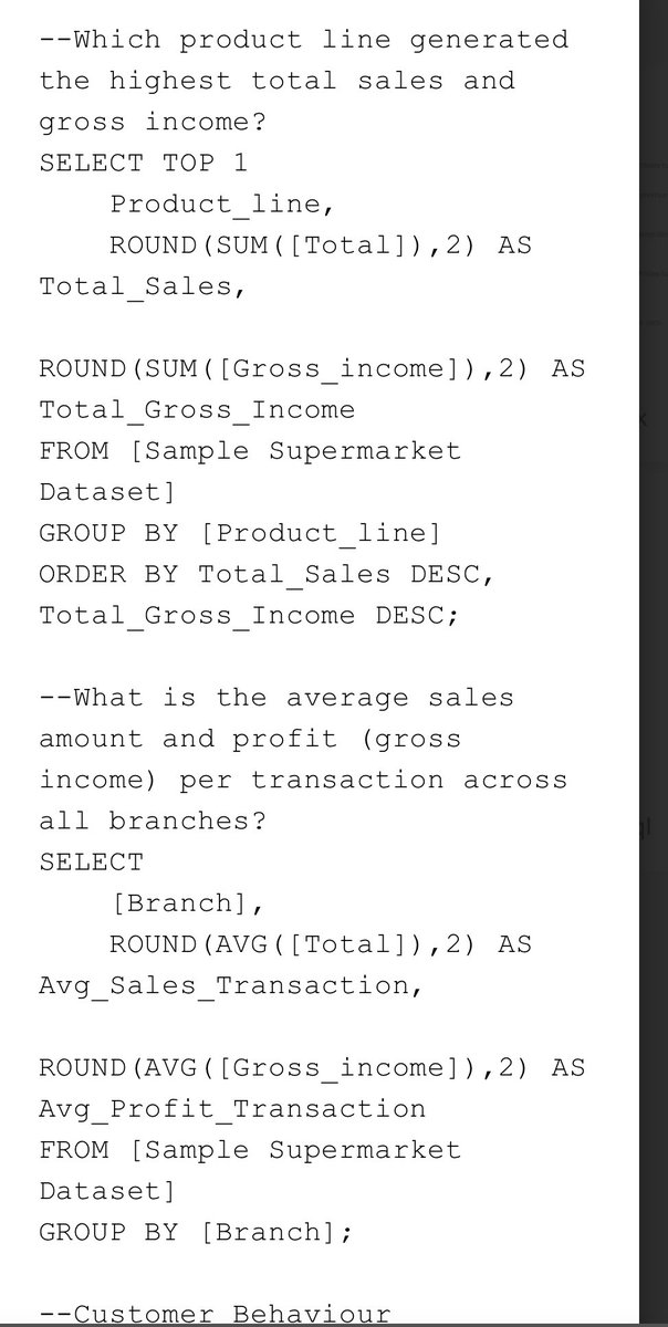 uptown_analyst0's tweet image. Week 1 of our @learnwithWida Batch B Intermediate SQL journey &amp;amp; it’s already lit.
Tackled real analysis &amp;amp; real-world data skills insights, queries, dashboards, all in one!

Big ups to the team for making this make sense
Here’s a glimpse of what we built 👇
#SQL  #LearnWithWida
