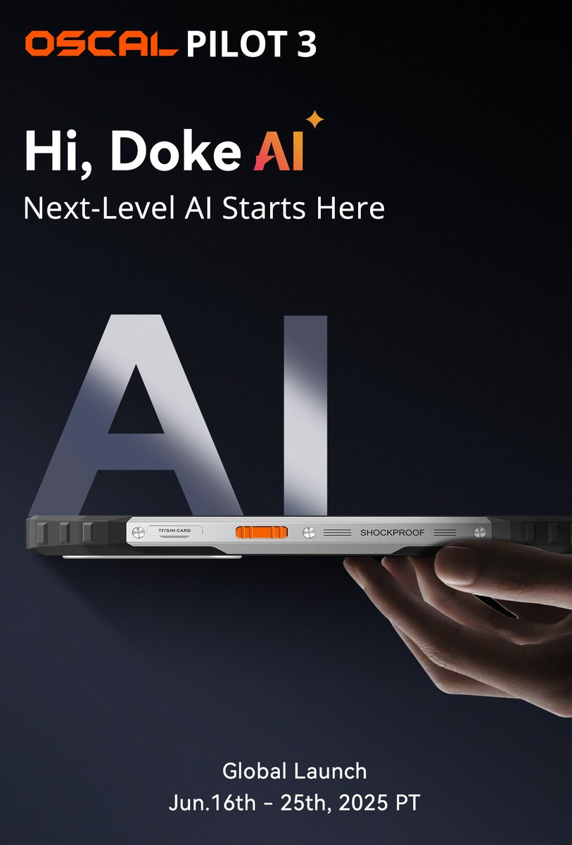 OfficialOscal's tweet photo. Smarter, just the way you like it. #DokeAI #OSCAL #PILOT3
Explore more: https://t.co/SwDdUdhcvS https://t.co/Tp54W682wj