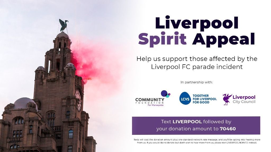 Our hearts go out to everyone affected by the tragic incident in Liverpool following the Liverpool FC Parade on Monday, including those injured and the incredible emergency responders who stepped in to help ❤️

To support those directly impacted, our partner Community Foundation