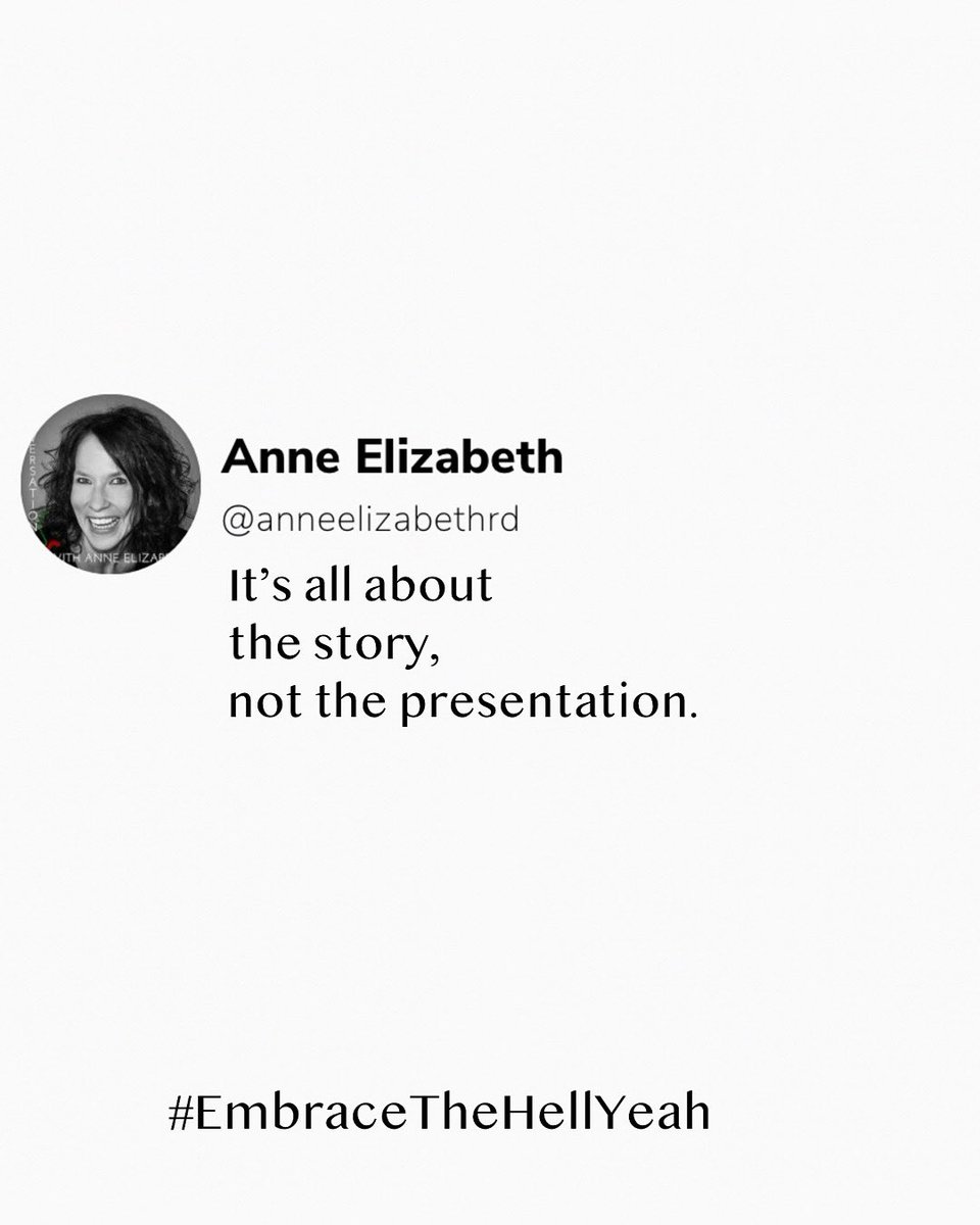 Embrace the Hell Yeah!!!: "The Story" Weekly Wisdom: annecundiffrd.blogspot.com/2025/05/the-st… 🍒 #WisdomWednesday