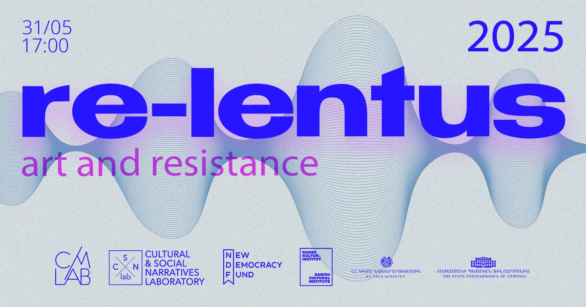 CSN Lab and CuMa Lab invite you to 2025 Re-Lentus; an evening of dialogue, musical performances &amp; reflection on art in times of crisis.
📅May 31, 17:00,
📍Arno Babajanyan Concert Hall. 
Further details can be found here fb.com/share/15XZX6Q7…
#ReLentus #CSNLab #CuMaLab #culture