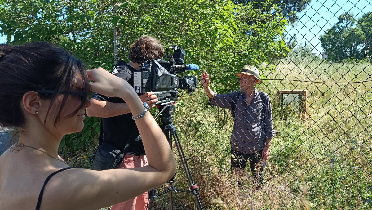 En el solar de Carabanchel, con Luis, ex preso político, contando para <a href="/La1_tve/">La 1</a> algunas cosas que nunca debieron suceder, pero que es preciso no olvidar.