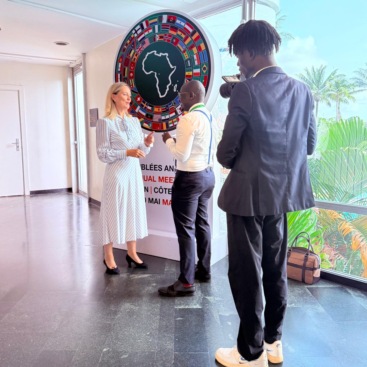 Great to be in Abidjan for the <a href="/AfDB_Group/">African Development Bank Group</a> Annual Meetings discussing our new Ten-Year Strategy which sets out a bold forward looking vision for a prosperous, inclusive, resilient and integrated Africa. 

The Strategy also charts a clear course for Africa’s future and the Bank’s