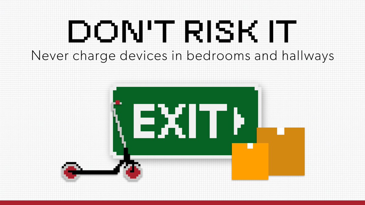 SFRSYourSafety's tweet photo. 🛴💻Fires caused by rechargeable electrical devices such as e-bikes, e-scooters, vapes &amp; laptops are rising. In some cases the fire can be ferocious.

Keep escape routes clear.

Buy, charge and recycle your devices safely.

🔋Boost battery safety - visit https://t.co/OBwQ0V5lYZ https://t.co/l4zRODrSNL