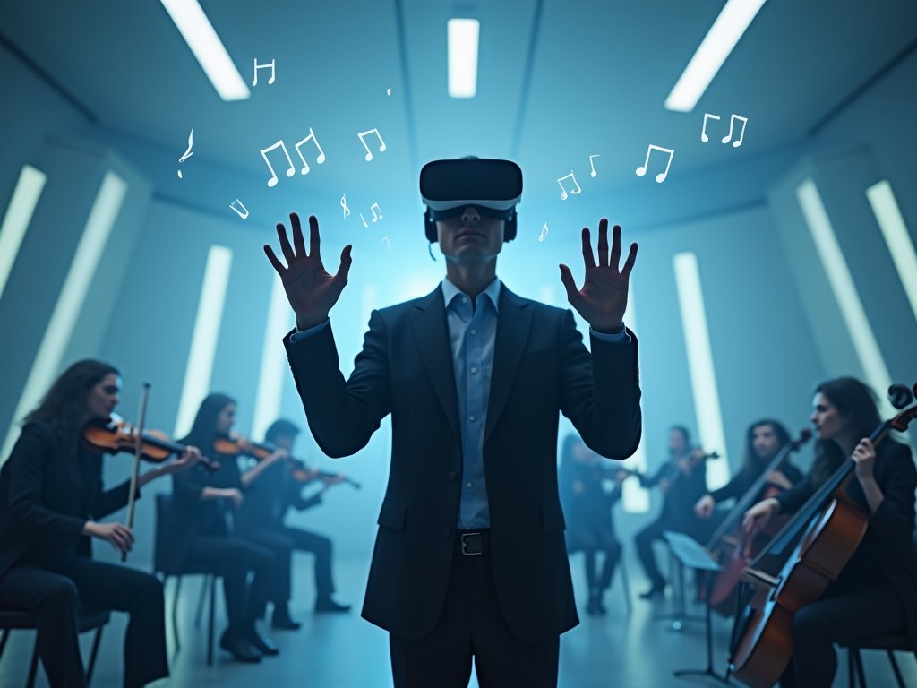 virtuabarcelona's tweet photo. ¿Qué pasaría si pudieras tocar los instrumentos de una orquesta sinfónica desde dentro? La realidad virtual está llevando la música clásica a lugares inesperados, democratizando el acceso a la cultura. Descubre cómo en https://t.co/GIHv05aKOj https://t.co/gSBreKNTAZ