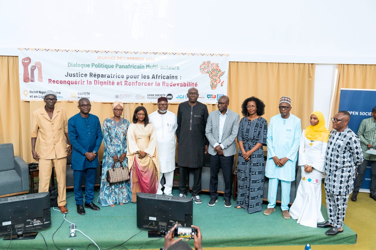 TrustAfrica's tweet image. Voices for Justice: Reflections from Dakar on Africa Day 2025
The Pan-African Multi-Stakeholder Policy Dialogue held on May 24, 2025, at Hotel Ngor Diarama in Dakar was a truly inspiring gathering. Co-hosted by TrustAfrica, OSIWA, ONE, ECOSOCC, JCI, WADR and their partners, the…