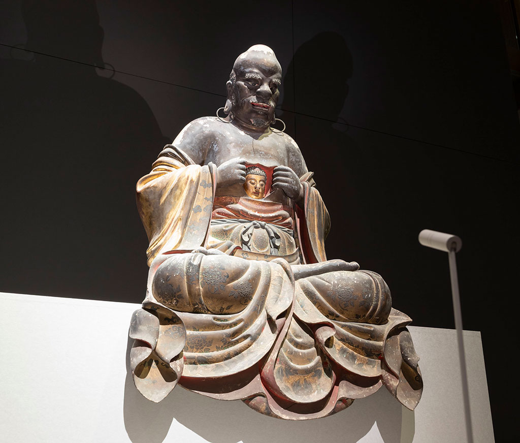 ◤新奇の作風◢|| 「十八羅漢坐像のうち羅怙羅尊者像」と「韋駄天立像