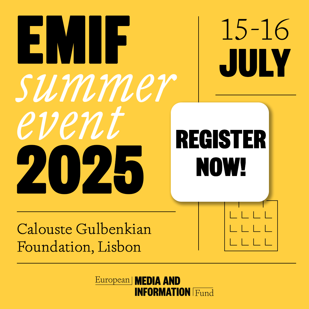 EMIF_Fund's tweet image. 🎫 Registrations are open!
Join us at our Summer Event event in Lisbon.
Meet our community & engage in panel discussions on different aspects of countering #disinformation such as:
🌐 Geopolitical changes
📱 Prebunking
🔢 Access to data
📆 15-16 July
🔗gulbenkian.pt/emifund/events…