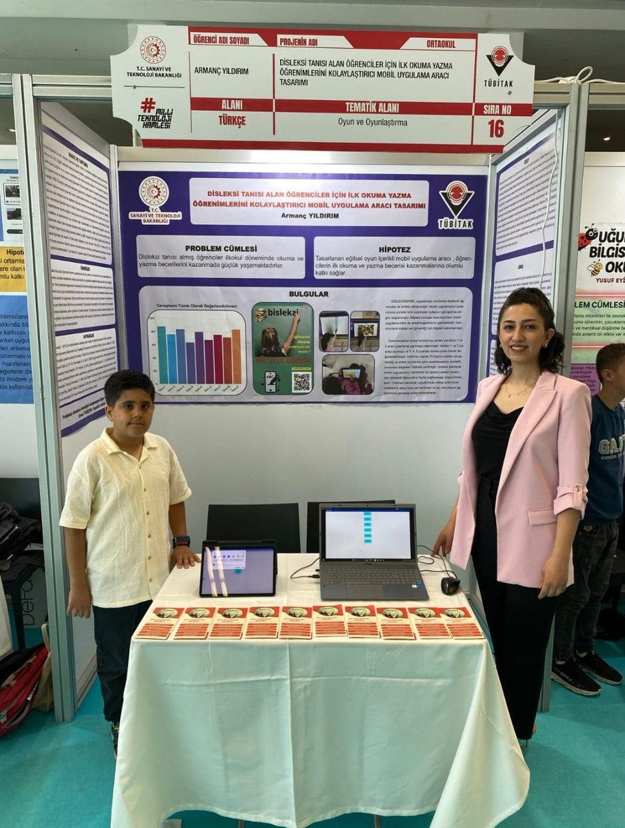 TÜBİTAK Finalinde Gururlandıran Başarı!🥉

TÜBİTAK 2204-B Ortaokul Öğrencileri Araştırma Projeleri Yarışması Finali'nde Hacı Bektaş Veli BİLSEM öğretmeni Cansu Günel ve öğrencisi Armanç Yıldırım Türkçe alanında Türkiye 3'üncüsü olmuştur. 

Öğretmen ve öğrencimizi tebrik ederiz.💐