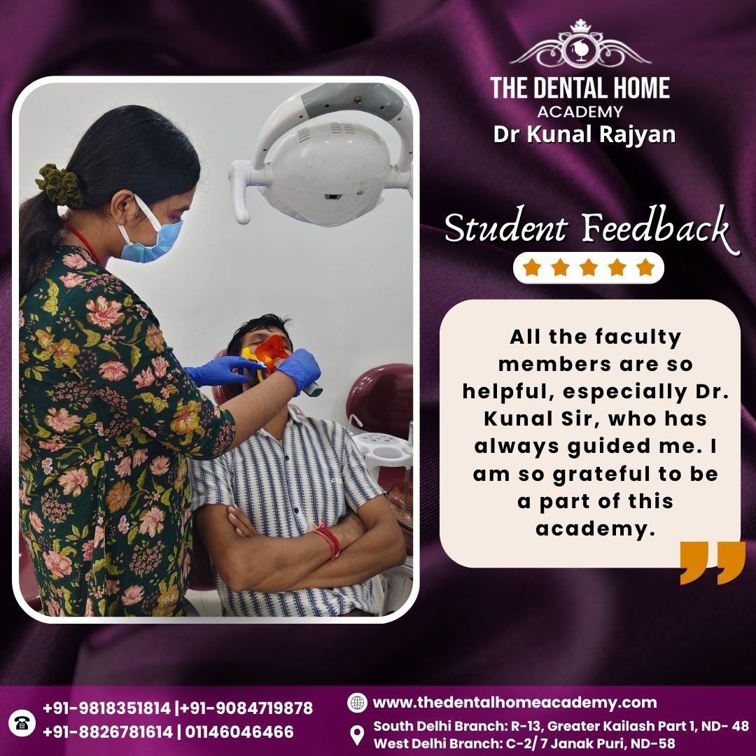 TheDentalHomeA1's tweet image. Orthodontics hands on course at The Dental Home Academy, New Delhi, India 
📞 +91 9818351814 | +91 8826781614 | +91 9084719878 | +91 9599081814
🌐 thedentalhomeacademy.com
#OrthodonticsCourse #OrthodonticsTraining #HandsOnLearning #ProclinedTeeth #DentalCrowding #DiastemaTreatment