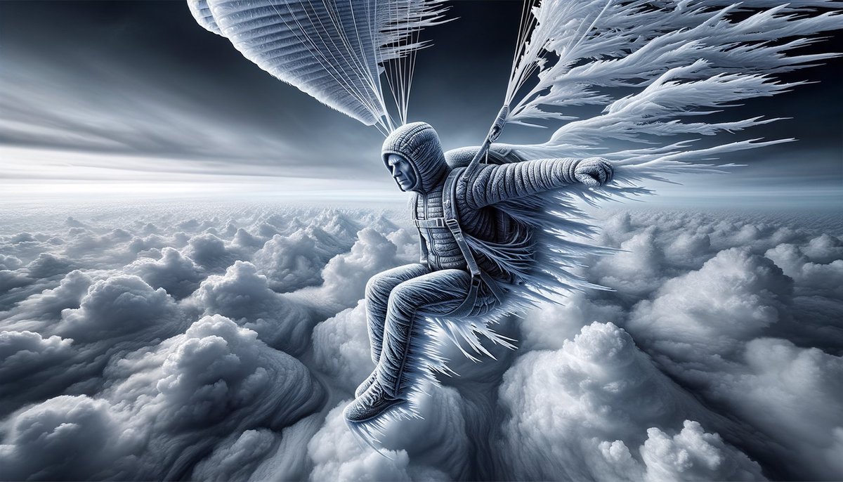 truecut's tweet image. he flew higher than most commercial jets. frozen solid at 26,000 feet. the sky doesn’t care how brave or skilled you are—nature always wins.