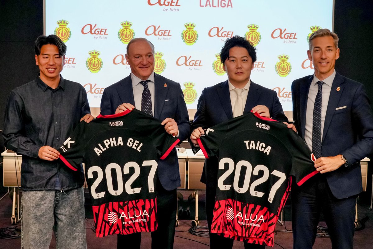 αGEL_Taica (@gel_taica) on Twitter photo #タイカ は、スペインサッカー ラ・リーガ1部に所属する <a href="/RCD_Mallorca/">RCD Mallorca</a> と、スポンサー契約をさらに2シーズン延長いたします⚽
これにより「αGEL by Taica」は
海外スポンサーとして公式戦用ユニホームに最も長く掲出されるロゴとなります❤️🖤
Vamos, #αGEL #RCDMallorca 🔥
詳しくはこちら👇 #タイカ は、スペインサッカー ラ・リーガ1部に所属する <a href="/RCD_Mallorca/">RCD Mallorca</a> と、スポンサー契約をさらに2シーズン延長いたします⚽
これにより「αGEL by Taica」は
海外スポンサーとして公式戦用ユニホームに最も長く掲出されるロゴとなります❤️🖤
Vamos, #αGEL #RCDMallorca 🔥
詳しくはこちら👇