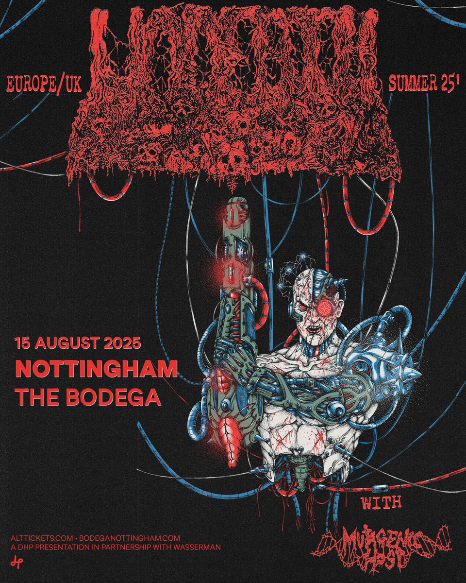 DHP Family (@dhpfamily) on Twitter photo Death metal band, <a href="/undeathNY/">UNDEATH</a>, will be performing at <a href="/bodeganotts/">The Bodega</a> and <a href="/theklabristol/">Thekla Bristol</a> this August. With a unique approach to crushing riffs, blast beats, and guttural vocals, we can’t wait for this one.
Tickets on sale this Friday, set a reminder: tinyurl.com/2hpkubnu. Death metal band, <a href="/undeathNY/">UNDEATH</a>, will be performing at <a href="/bodeganotts/">The Bodega</a> and <a href="/theklabristol/">Thekla Bristol</a> this August. With a unique approach to crushing riffs, blast beats, and guttural vocals, we can’t wait for this one.
Tickets on sale this Friday, set a reminder: tinyurl.com/2hpkubnu.
