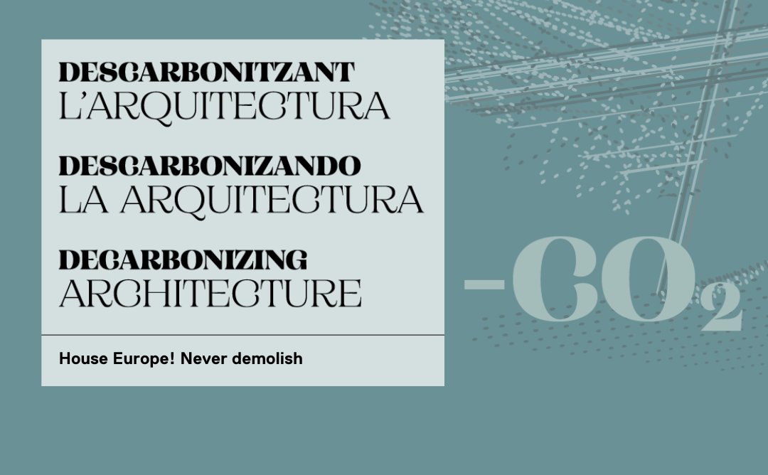 Renovar per estalviar energia i reduir emissions. 
Renovar per conservar la història i la cultura. 
Renovar per mantenir les comunitats i els barris. 
Renovar per fer una arquitectura més justa, sostenible i saludable. 

Ens veiem dilluns 2/6! Inscriu-t'hi arquitectes.cat/ca/actes/house…