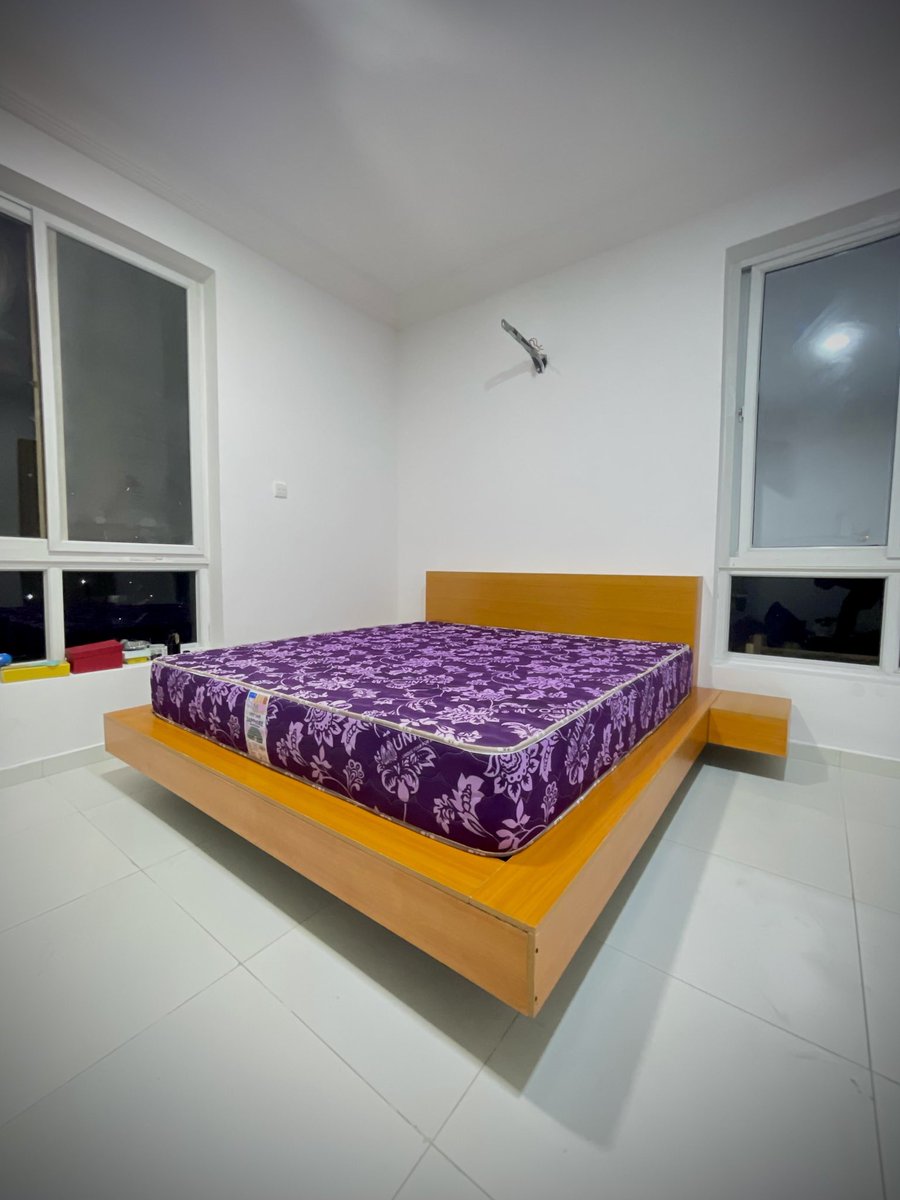 made_byatin's tweet image. Our  Floating Bed Frame is designed to create the illusion of more space and make cleaning a breeze, this modern bed frame adds a sleek and stylish touch to any  bedroom. It’s as durable as it is beautiful.
Available Sizes &amp;amp; Prices:
🛏️ 6x6 – 600k
🛏️ 4x6 – 450k
#Atin #bedframe