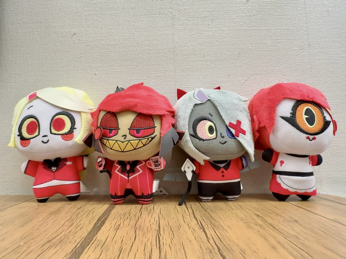 ハズビンホテル　ぬいぐるみ　アラスター　ニフティ　ヴァギー　チャーリー　18点 🌟新景品のお知らせ🌟】 『ハズビン・ホテルへようこそ ぬいぐるみ Vol