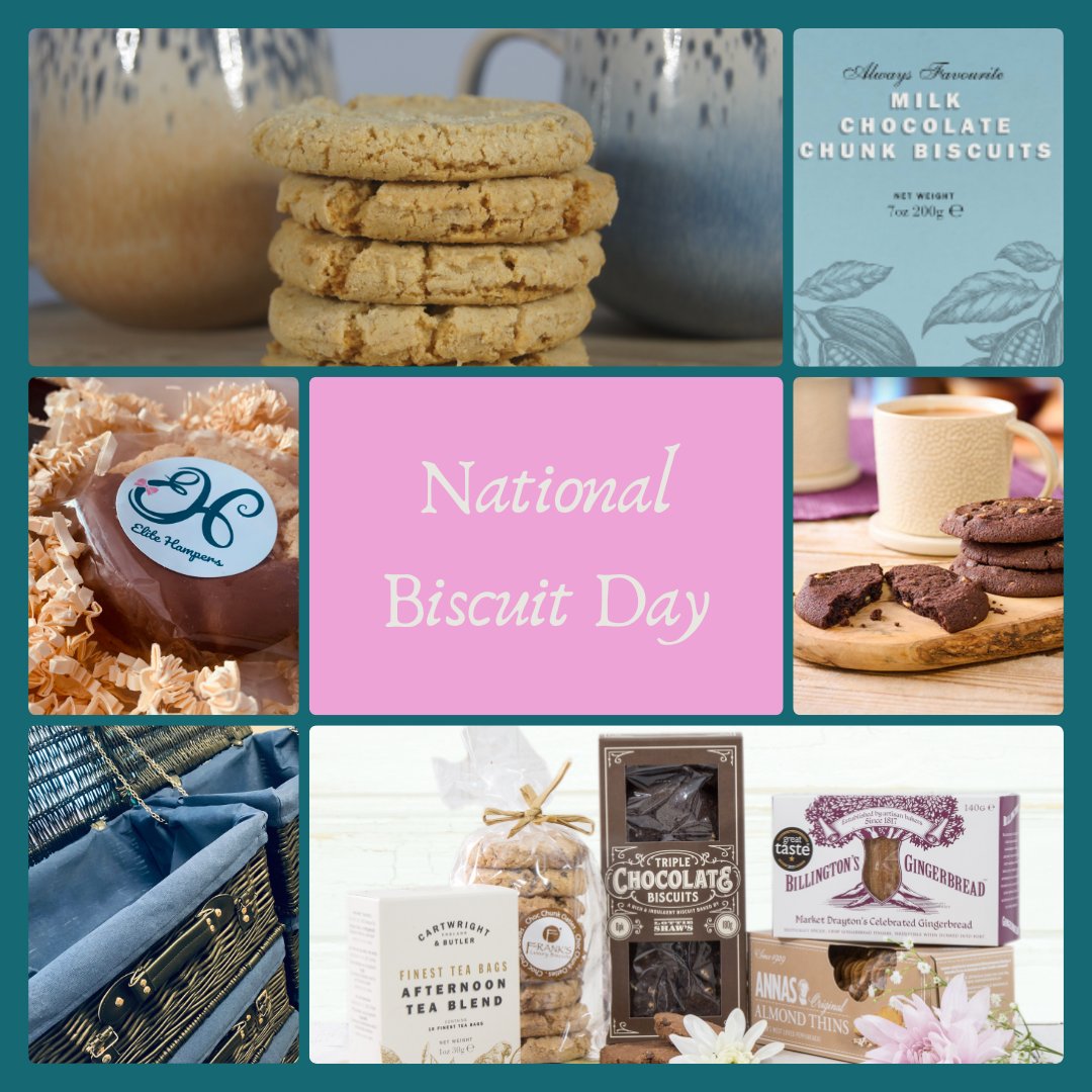 National Biscuit Day 🍪😋

Our Biscuit Bonanza hamper has been one of our best selling gifts to date🙌

It's time to put on the kettle🫖🍪

We create bespoke gifts for our clients so if you're looking to send biscuits -👋

#EliteHampers #CorporateGifting #NationalBiscuitDay