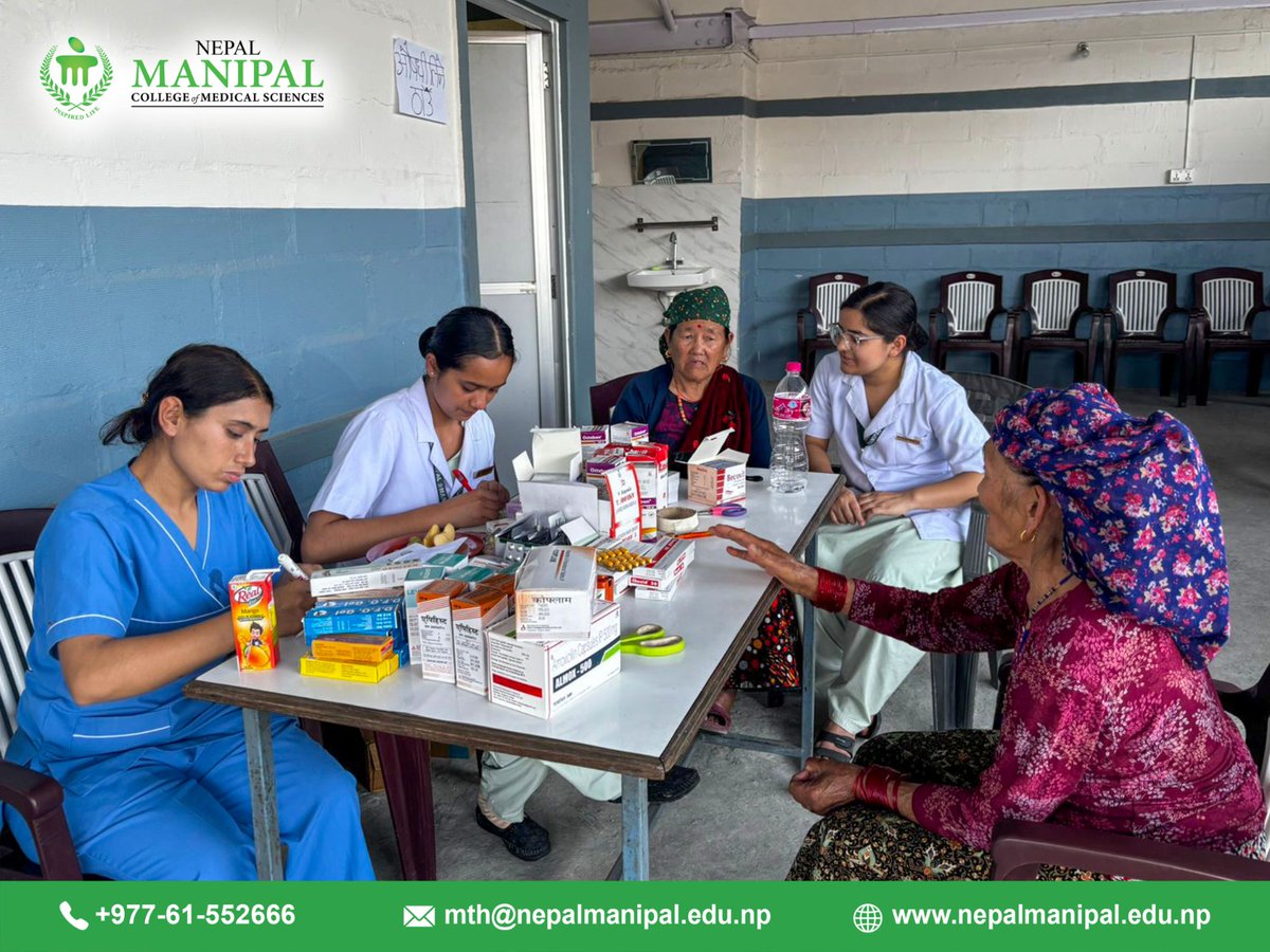 NepalManipal's tweet photo. नेपाल मणिपाल शिक्षण अस्पताल पोखराको र  मणिपाल कलेज अफ मेडिकल साइन्सेज (नर्सिङ प्रोग्राम) बि एस्सी नर्सिङ अध्ययनरत विद्यार्थीहरुको प्राबिधिक सहयोग तथा ह्याप्पी होम्सको आयोजनामा पोखरा-१२, माटेपानीमा एक दिवशिय निशुल्क स्वास्थ्य शिविर सम्पन्न भएको थियो । #nepalmanipalteachinghospital https://t.co/AOTpy83sx5