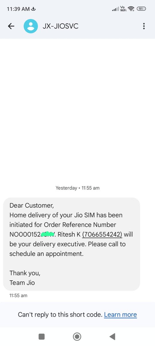 Sidydude's tweet photo. Recently ported sim to Jio… pr itni ghatiya service hogi I never thought. Sim delivery schedule krne bola tha aur inke agent ka number hi invalid hai 🫡 @reliancejio @_MukeshAmbani @JioCare https://t.co/iL1szQMIvq