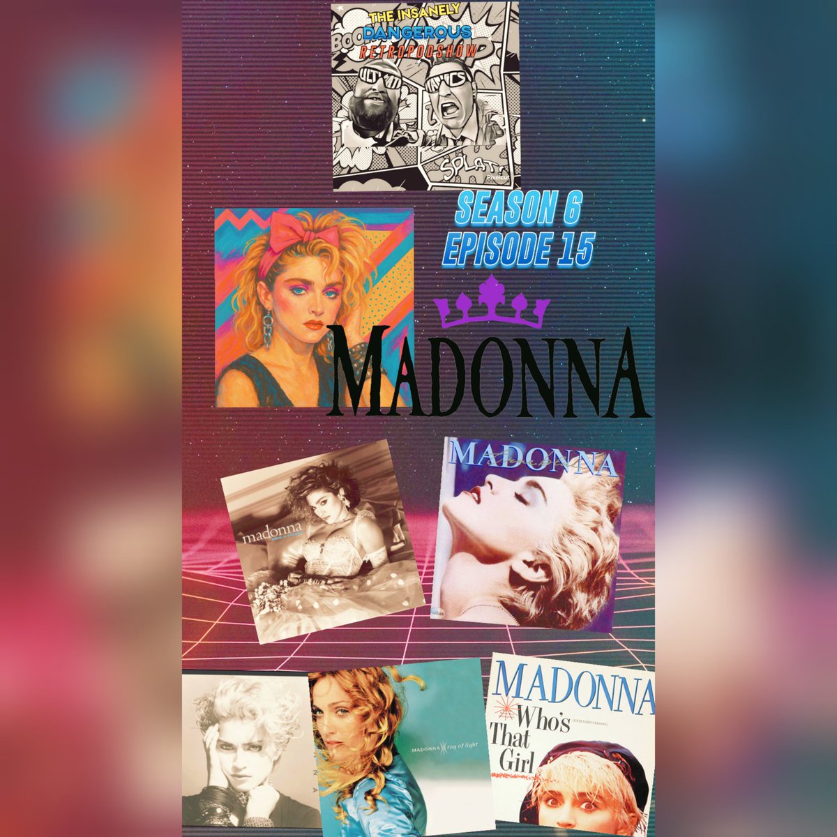 Strike a pose!
Season 6, Episode 15 of The Insanely Dangerous Retro Podshow is here, and Gaz &amp; Dange are diving into the Queen of Pop’s iconic 80s &amp; 90s run! From Like a Virgin to Ray of Light — it's a celebration of all things Madonna!

#TIDRP #Madonna 

linktr.ee/TIDRPodshow