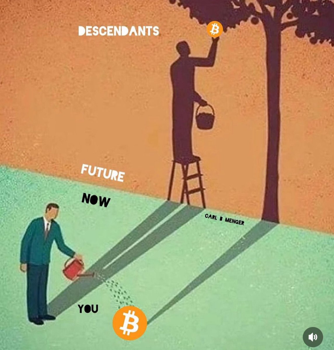 CarlBMenger's tweet image. Generational wealth starts with one seed. #Bitcoin