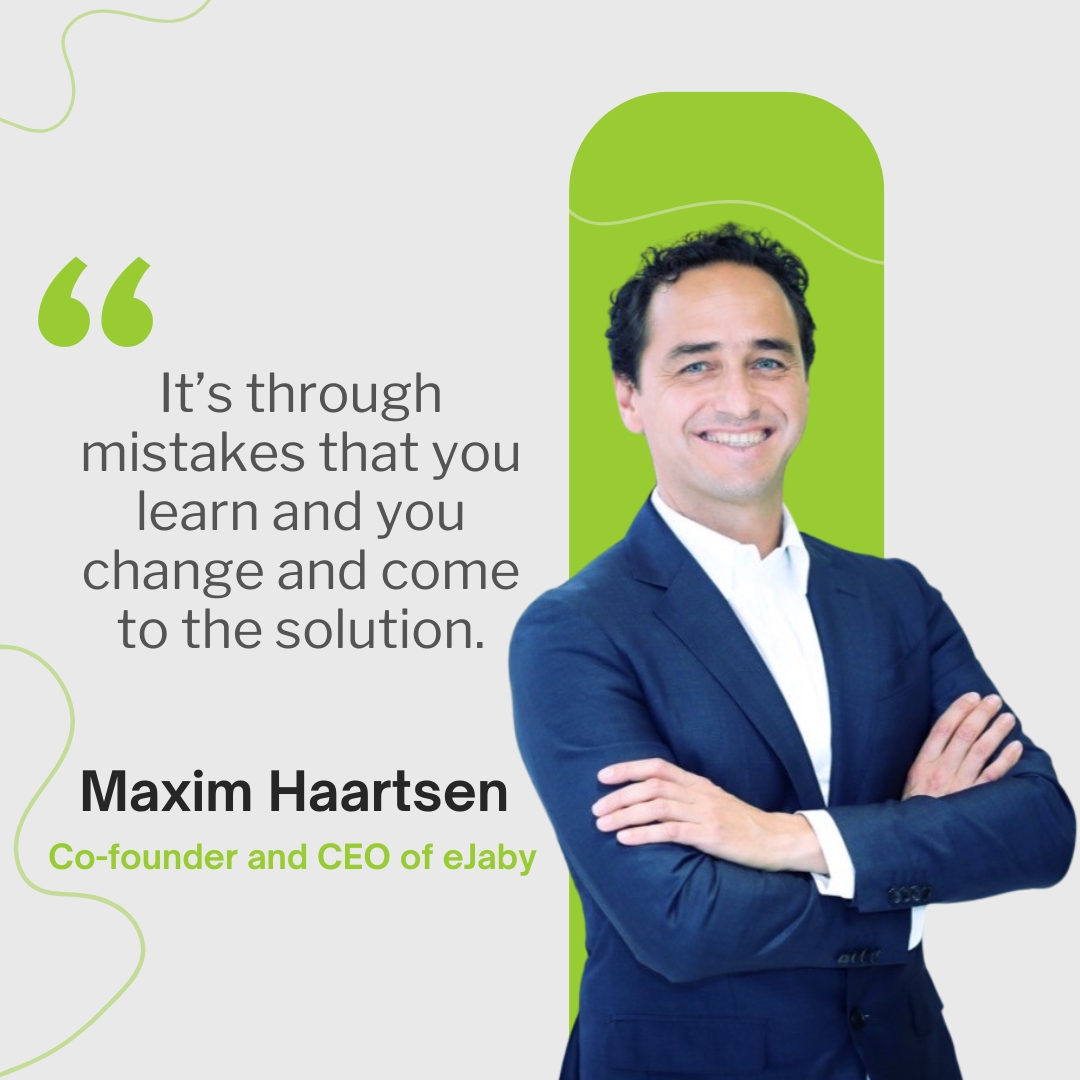An inspiring quote from Maxim Haartsen about the power of learning through failure

Tune in to an inspiring podcast, coming to you at 12:00 noon Today!

#eJaby #FoodWasteSolutions #MENAInnovation #SustainableBusiness #StartupJourney #SupplyChainTech #LifeSciencesToStartup