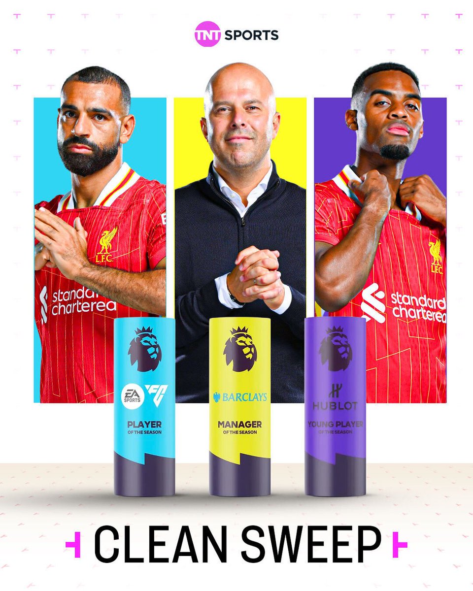 What a season for Liverpool 🔴🏆

Arne Slot’s Premier League Manager of the Year award wraps up a Reds clean sweep 🥇