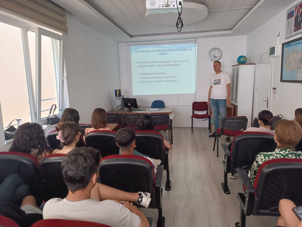 Üniversite öğrencilerimiz için ""Tehlikeli ve Çok Tehlikeli Alanlarda İş Sağlığı ve Güvenliği"' kursumuzu tamamladık.