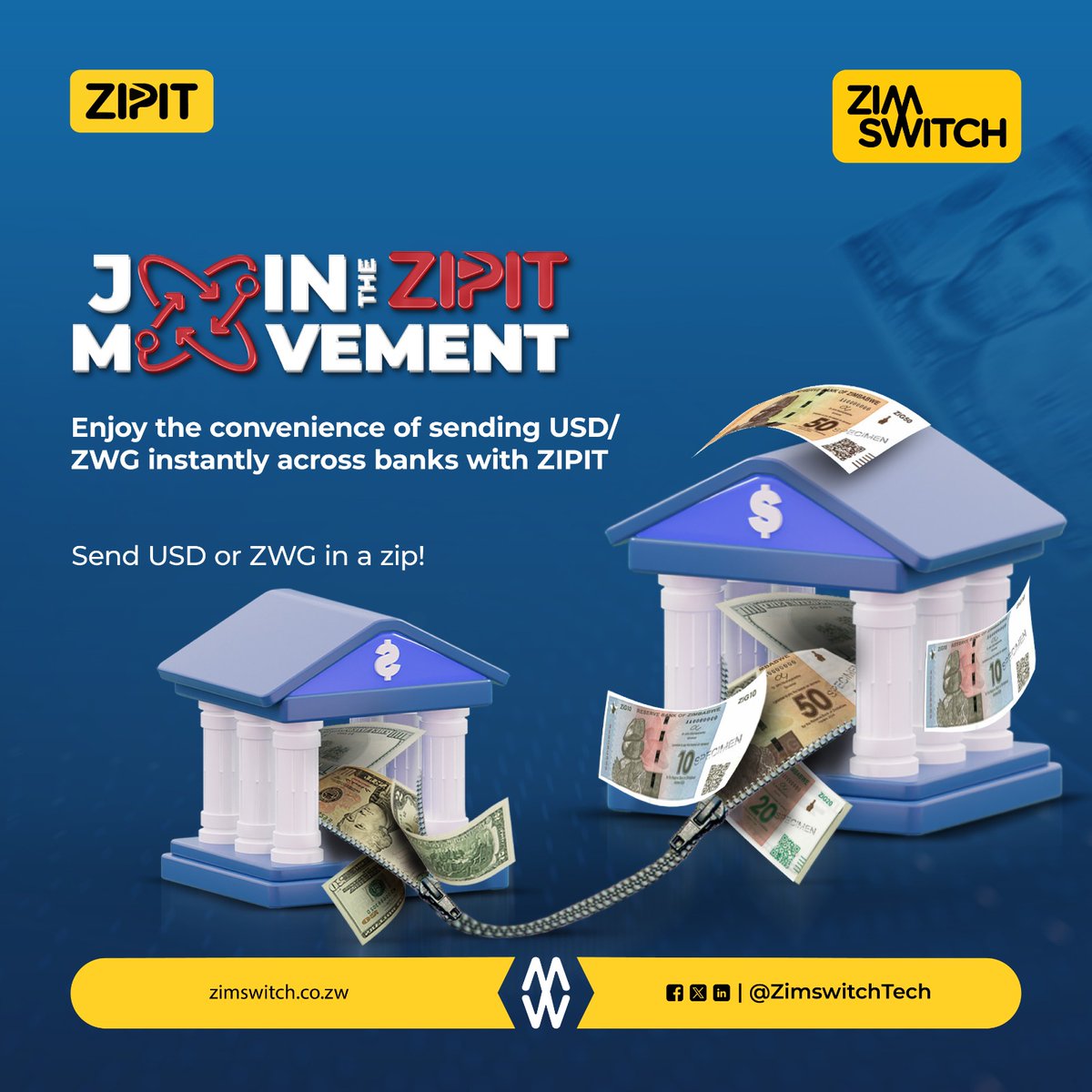 Send money the shasha-style with ZIPIT✅️
It's instant, its convenient, it's smart and it's just good vibes‼️
#JoinTheZipitMovement
