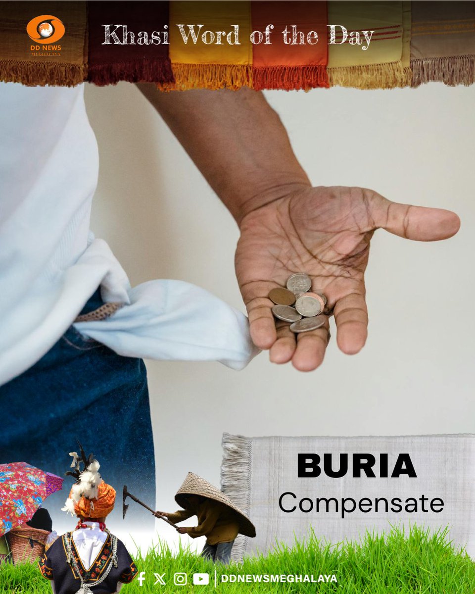 ddnewsshillong's tweet image. WHAT I LACK IN TALENT, I COMPENSATE WITH MY WILLINGNESS TO GRIND IT OUT. THAT'S THE SECRET OF MY LIFE.

GUY KAWASAKI

#khasiword #buria #compensate #ddnewsmeghalaya