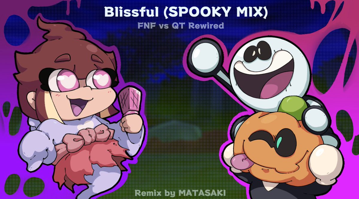 visualizer art for @Matasaki_Dude's Blissful Spooky Mix!! (coming