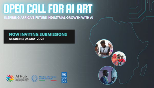 Quer orientar o diálogo multilateral sobre a #IA através da arte? Estamos a aceitar candidaturas de obras de arte geradas por IA que traduzam visualmente as suas visões locais sobre o futuro do crescimento industrial com inteligência artificial.
#PlanoMattei #ODS

Candidaturas em