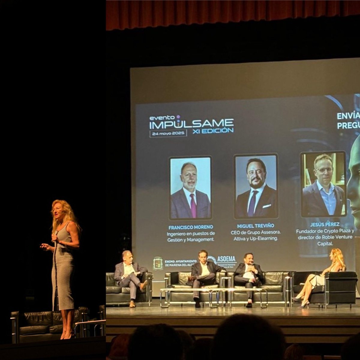 INNWELT's tweet image. Nuestra socia @Mlgarcia68 hablando de #smartstartups y moderando mesa redonda en evento @impulsame