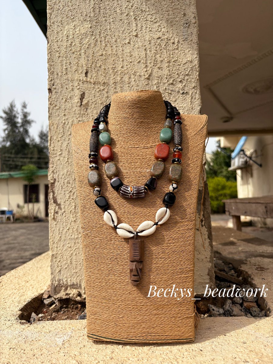 Beckys_BeadWork's tweet photo. 🌍 Handcrafted Elegance.

Step into your power with this bold, layered statement piece where tradition meets style. Made with natural stones, cowries and African-inspired accents.
.
Nationwide delivery 🚚
PRICE- 50,000 each
📩 DM to order

#africaninspired #AbujaTwitterCommunity https://t.co/zvMWMGqm3n