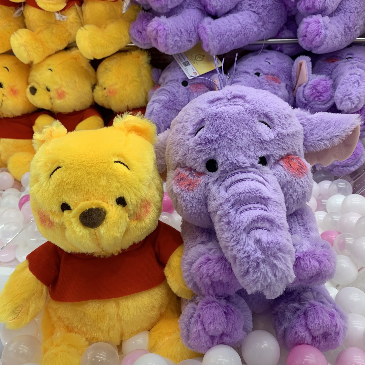 💙1F景品情報💙 🍯くまのプーさん FukuFukuBIGぬいぐるみ🎺 プーさんと