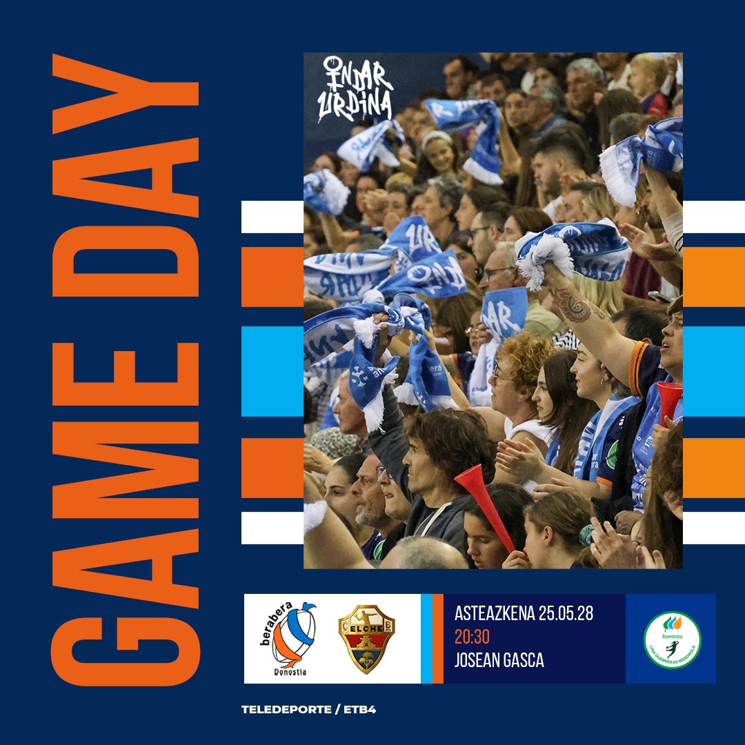 super amara Bera Bera (@balonmaberabera) on Twitter photo Gaur <a href="/IberdrolaDHF/">Liga Guerreras Iberdrola</a> Finalari ekingo diogu !
Gascan, 20,30etan!
Hoy jugamos el primer partido de la Final !!
Sarrerak salgai - Venta de entradas 👇
venta.berabera.com/es/entradas/ve… Gaur <a href="/IberdrolaDHF/">Liga Guerreras Iberdrola</a> Finalari ekingo diogu !
Gascan, 20,30etan!
Hoy jugamos el primer partido de la Final !!
Sarrerak salgai - Venta de entradas 👇
venta.berabera.com/es/entradas/ve…