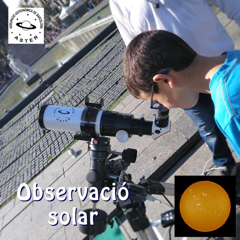 Buscaciència Express (@buscaciencia) on Twitter photo DEMÀ‼️
🎉Festa de la Ciència:Observació Solar pública
Observarem el Sol amb telescopis proveïts de diferents filtres per poder captar els fenòmens que tenen lloc a la seva superfície i el seu moviment aparent
🗓31/05
🕑11-15h
📍<a href="/ElBornCCM/">El Born CCM</a>
<a href="/asterbarcelona/">ASTER-Barcelona</a>
ℹbuscaciencia.cat/esdeveniments/… DEMÀ‼️
🎉Festa de la Ciència:Observació Solar pública
Observarem el Sol amb telescopis proveïts de diferents filtres per poder captar els fenòmens que tenen lloc a la seva superfície i el seu moviment aparent
🗓31/05
🕑11-15h
📍<a href="/ElBornCCM/">El Born CCM</a>
<a href="/asterbarcelona/">ASTER-Barcelona</a>
ℹbuscaciencia.cat/esdeveniments/…