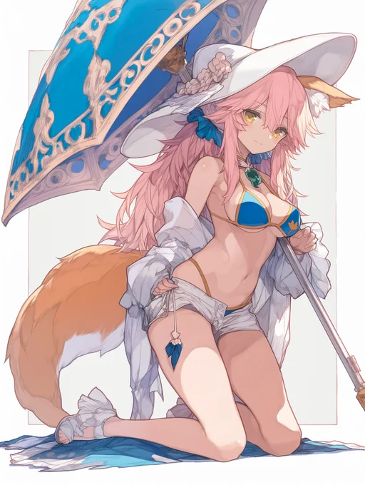 水着玉藻の前(Tamamo no mae) #FGO #玉藻の前