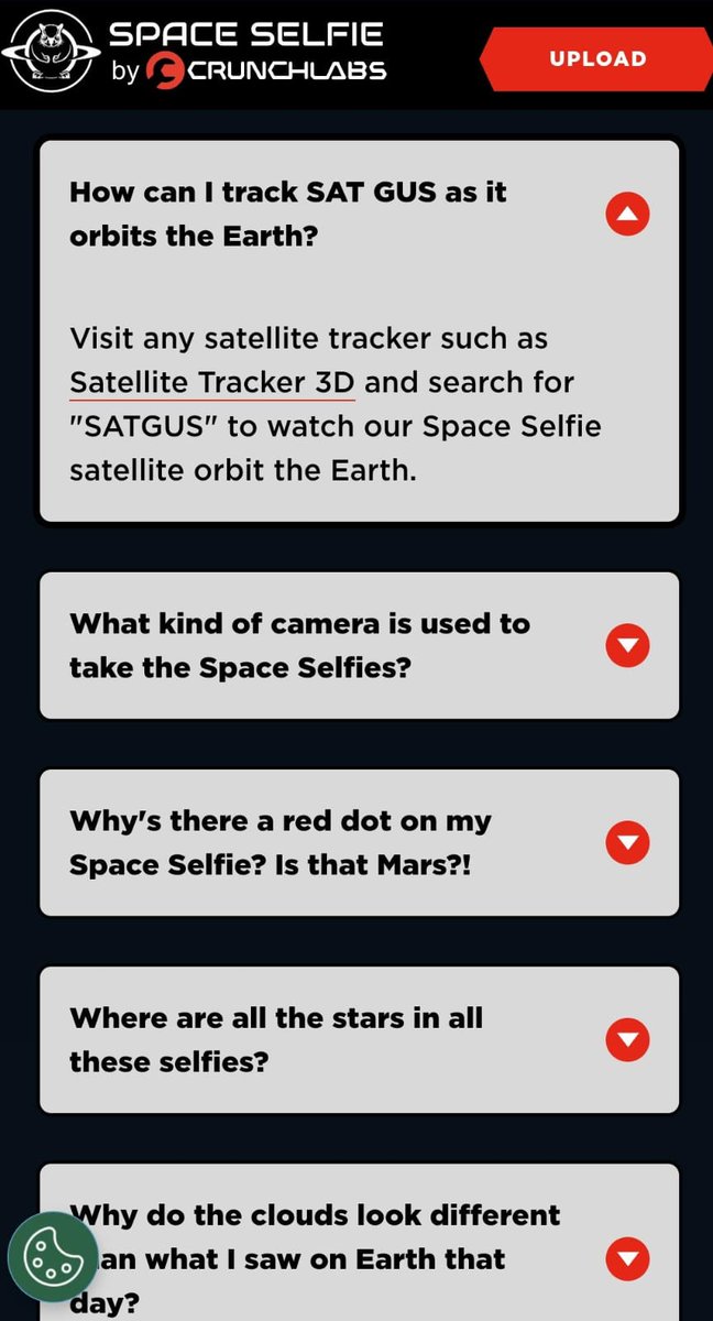 SatTrack3D's tweet photo. 🚀 Just hit 50K+ monthly visitors on https://t.co/67ddHA1jKc!

People are searching for SATGUS—part of @MarkRober 's #SpaceSelfie project 🛰️📸

Track it live &amp; learn how to send your selfie to space:
👉 https://t.co/EYI6ovGyme

#TMobile #Google #googlepixel #NASA @satgus #SpaceX https://t.co/nfQNU8Rzqv