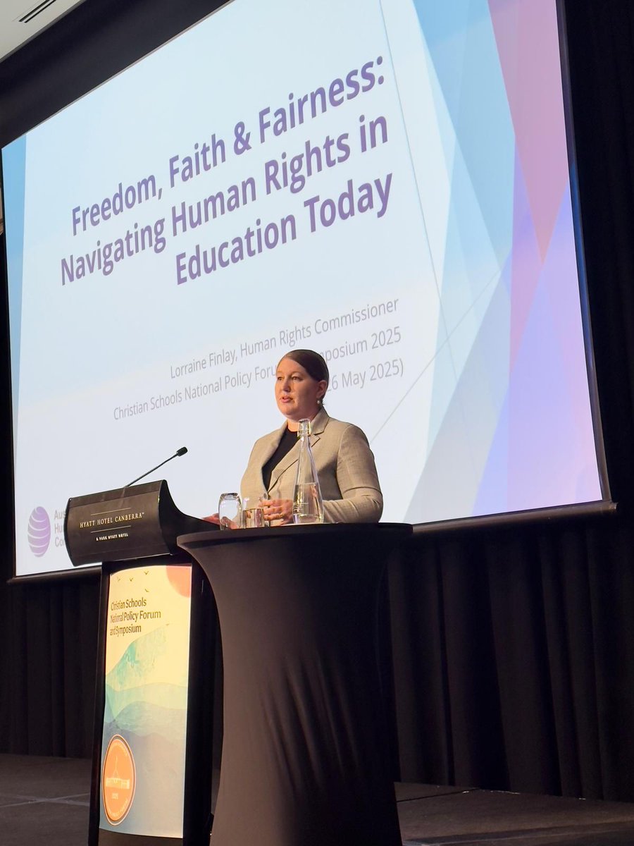 Thank you to Christian Schools Australia for inviting me to speak at the 2025 National Policy Forum on 'Freedom, Faith &amp; Fairness: Navigating Human Rights in Education'. Teachers do incredible work every day to guide &amp; inspire the next generation - your impact truly matters!