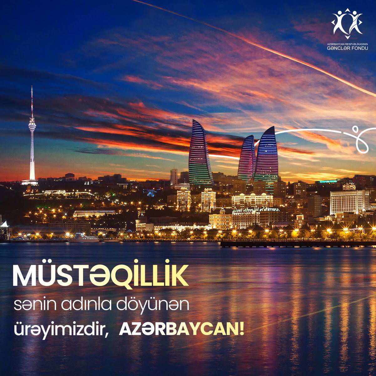 Our independence is eternal! Long live strong, independent #Azerbaijan!🇦🇿

#AzGF