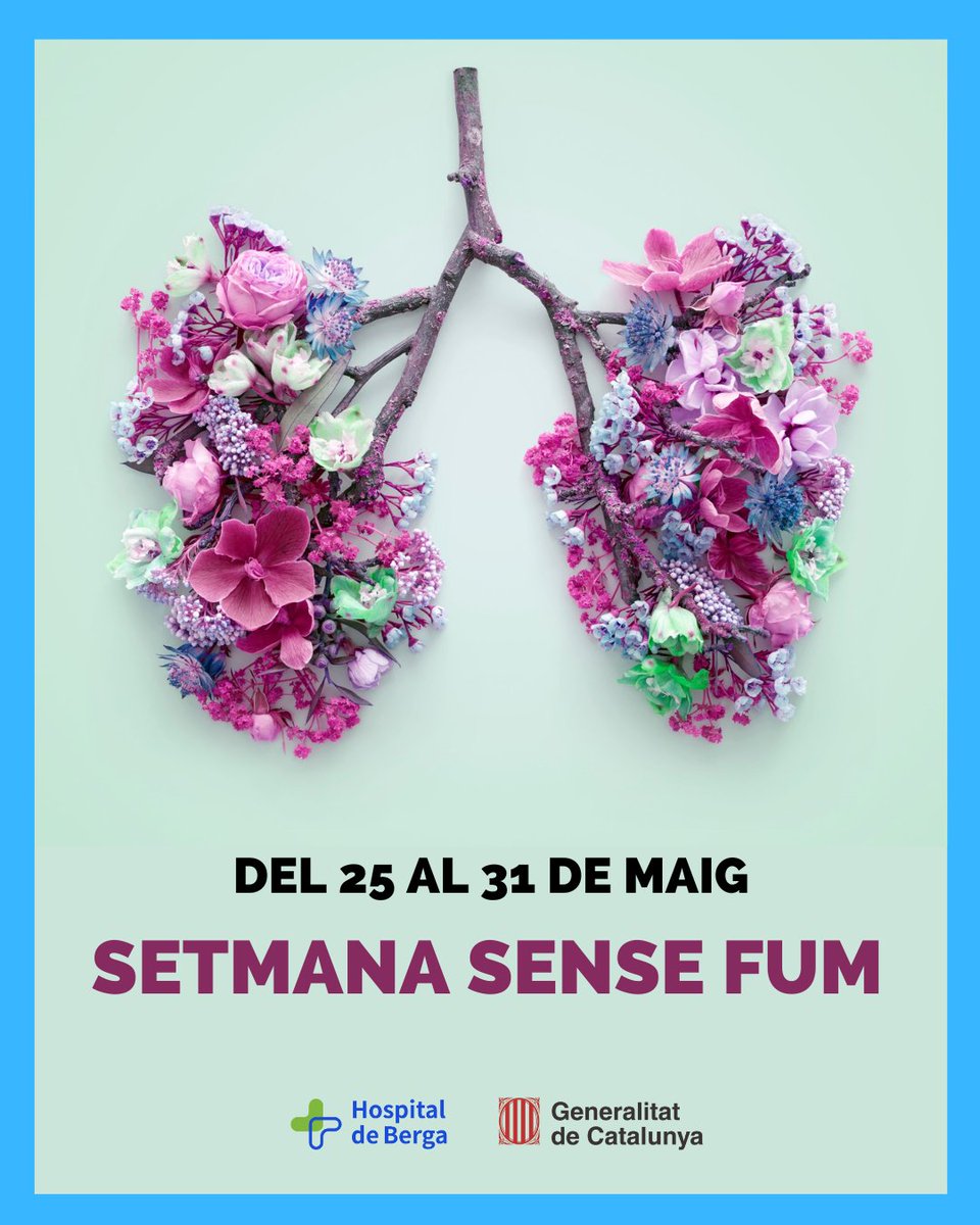Amb motiu de la XXVI Setmana sense fum, et deixem 10 petits consells pràctics que t'ajudaran a deixar de fumar
⏬
hcsb.info/ca/node/754

#sensefum #HospitaldeBerga #salut