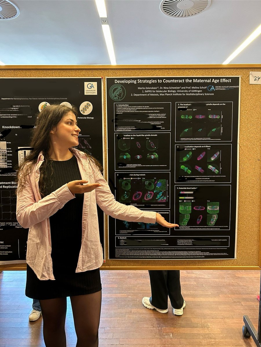 Schuh Lab (@schuhlab) on Twitter photo It was great having <a href="/marusiazel/">Mariia Zelenskaia</a> @schuhlab for her lab rotation within the IMPRS Molecular Biology Master Program. She presented her project, supervised by Nina, in our large seminar room. Congratulations on sucessfully finishing - well done!🎉#researchtogether #posterpresentation It was great having <a href="/marusiazel/">Mariia Zelenskaia</a> @schuhlab for her lab rotation within the IMPRS Molecular Biology Master Program. She presented her project, supervised by Nina, in our large seminar room. Congratulations on sucessfully finishing - well done!🎉#researchtogether #posterpresentation