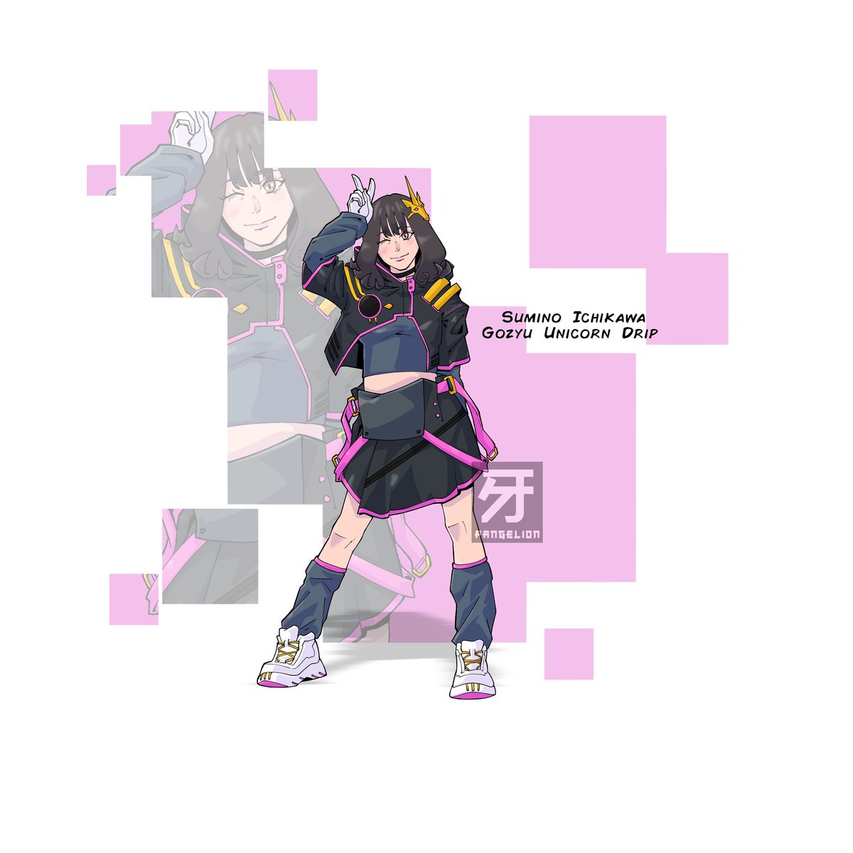 Sumino Ichikawa with Gozyu Unicorn Drip 🦄

(usually i make Ranger with Drip/Techwear Outfit 
but now i reversed it,user with their ranger form as Techwear Outfit)

#Gozyuger
#No1SentaiGozyuger
#GozyuUnicorn
#Fanarts