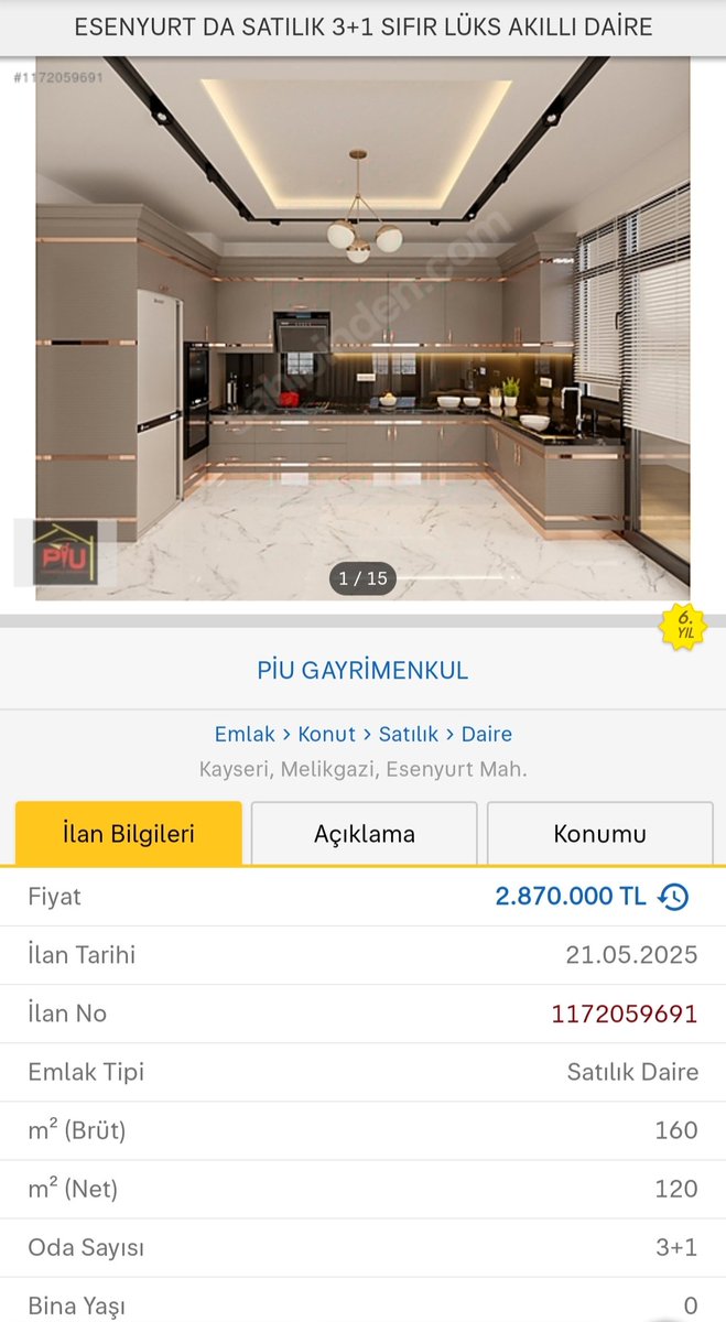 ZIBROLU (@zibrolu) on Twitter photo Aynı İl
Aynı Yer
Aynı Bina
Aynı Müteahhit
Aynı Emlakçı
Arada 700.000 TL fark var...
Sizce bir gariplik yok mu
<a href="/ticaret/">T.C. Ticaret Bakanlığı</a>
<a href="/omerbolatTR/">Prof. Dr. Ömer Bolat</a>
#Kayseri #emlak #konut #Ev Aynı İl
Aynı Yer
Aynı Bina
Aynı Müteahhit
Aynı Emlakçı
Arada 700.000 TL fark var...
Sizce bir gariplik yok mu
<a href="/ticaret/">T.C. Ticaret Bakanlığı</a>
<a href="/omerbolatTR/">Prof. Dr. Ömer Bolat</a>
#Kayseri #emlak #konut #Ev