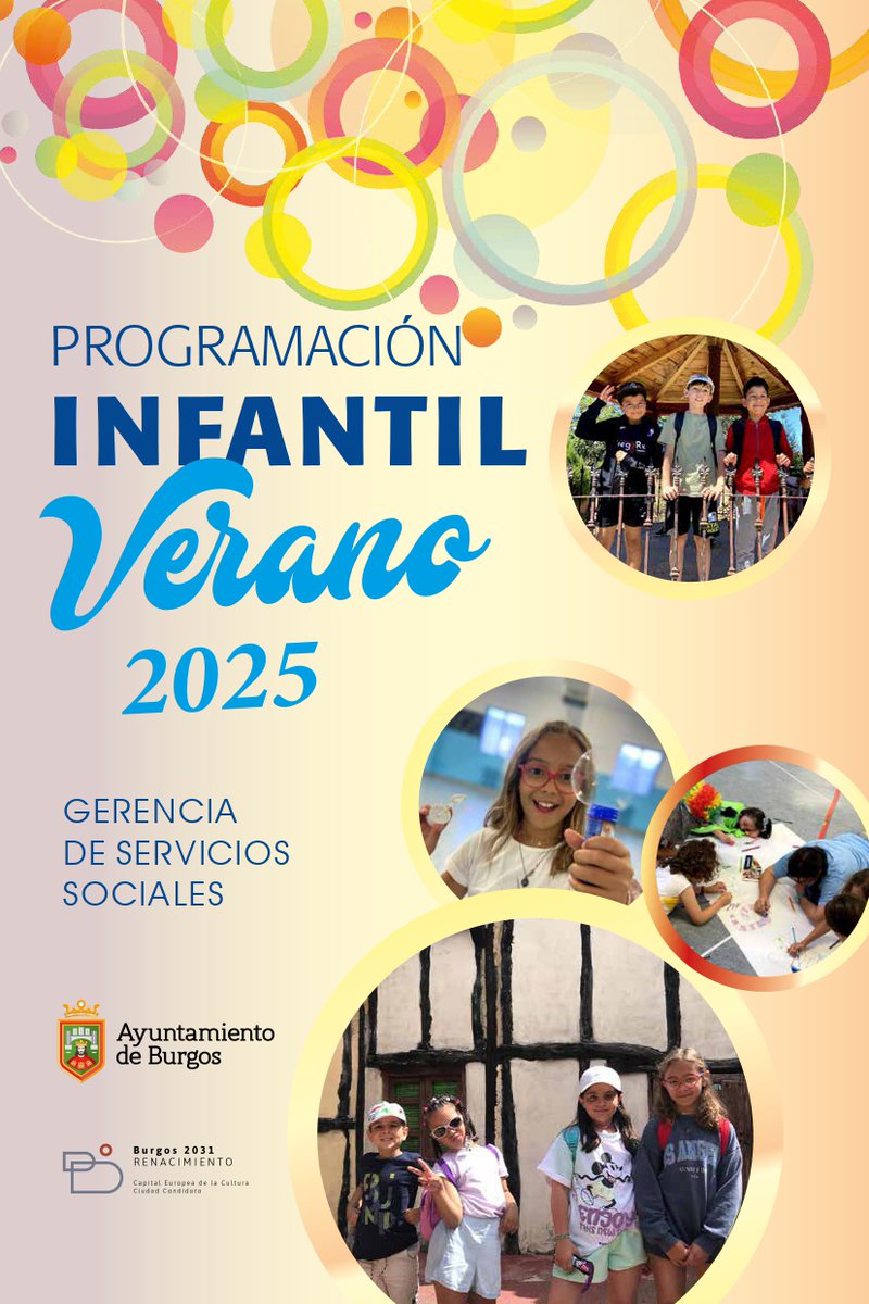 Ya puedes consultar el listado de admitid@s para el Programa Infantil de Verano en <a href="/CivicosBurgos/">CentrosCívicosBurgos</a>.
Si te sobra alguna semana puedes renunciar desde hoy hasta el 2 de junio.
aytoburgos.es/-/programaci%C…