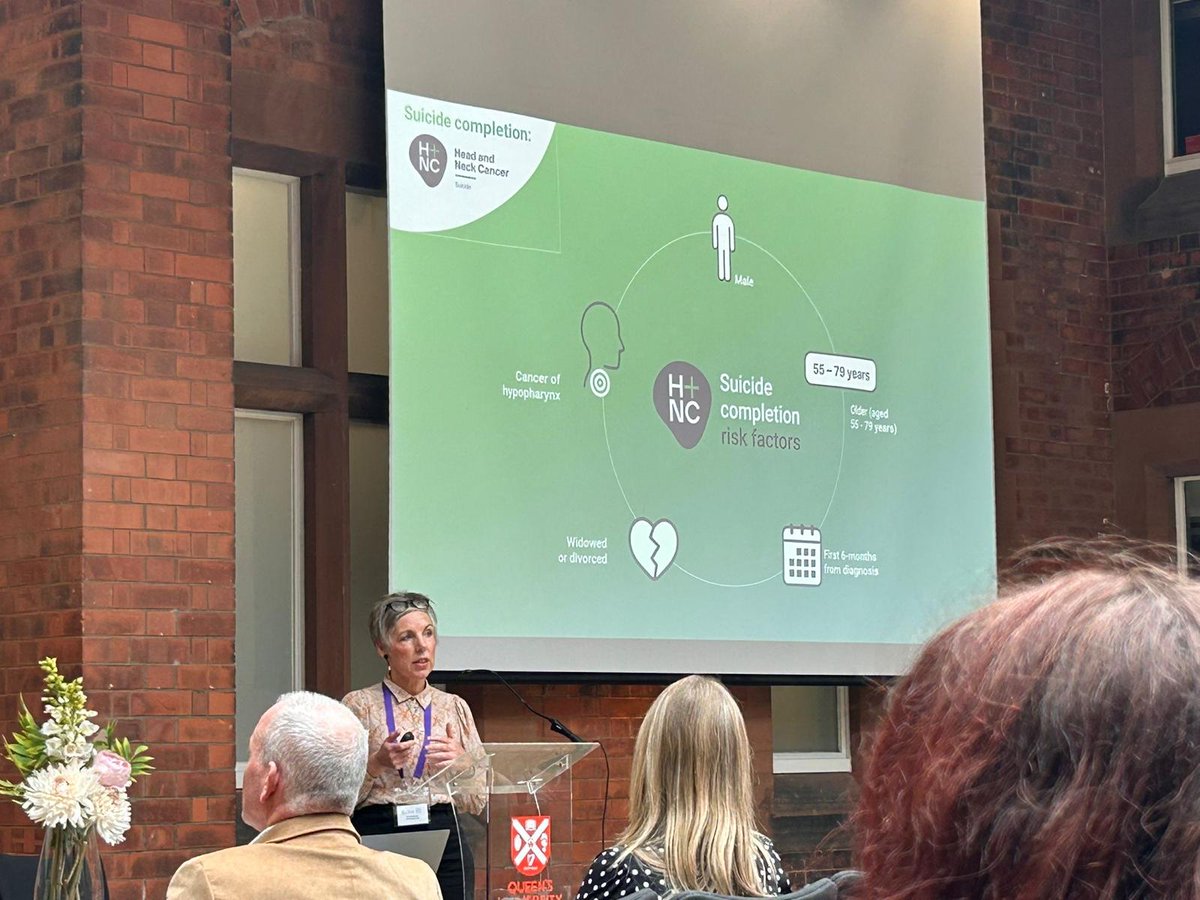 📢 <a href="/semple_cherith/">Cherith Semple</a> and <a href="/LaurenMullan4/">Lauren Mullan</a> presented @ the Health Psychology: Bridging the Gap to Wellbeing conference <a href="/QUBelfast/">Queen's University Belfast 🎓</a> yesterday:

1️⃣ Systematic review and meta-analysis on suicidality in head and neck cancer 
2️⃣ Self-management for head and neck lymphoedema