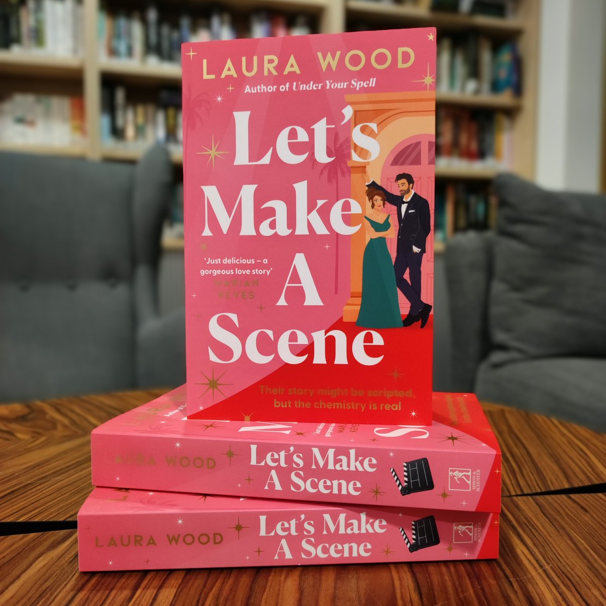 Sara-Jade Virtue (@bookminxsjv) on Twitter photo STUNNING finished copies of Laura Wood's #LetsMakeAScene have arrived here at <a href="/TeamBATC/">BooksAndTheCity</a> HQ!
'A gorgeous love story with fantastic characters' MARIAN KEYES
Their story might be scripted, but the chemistry is real.
Out 3rd July... pre-order today!
simonandschuster.co.uk/books/Lets-Mak… STUNNING finished copies of Laura Wood's #LetsMakeAScene have arrived here at <a href="/TeamBATC/">BooksAndTheCity</a> HQ!
'A gorgeous love story with fantastic characters' MARIAN KEYES
Their story might be scripted, but the chemistry is real.
Out 3rd July... pre-order today!
simonandschuster.co.uk/books/Lets-Mak…