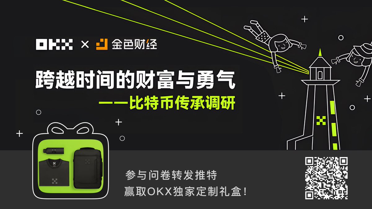 6.1儿童节，OKX送好礼！

👶🏻富有远见的你可曾想过：
让比特币成为孩子未来人生的「原始区块」？

参与问卷转发推特，有机会赢取OKX独家定制礼品！
👇 参与方式：
✅ 转发此推文
✅ 填写问卷

📅活动日期：5月28日-6月1日

奖品设置：OKX精品礼盒1份，将从符合条件的参与者中抽取1位。